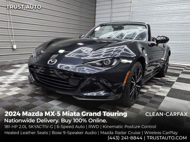 Used 2024 MAZDA MX-5 Miata Grand Touring w/ Weather Package
