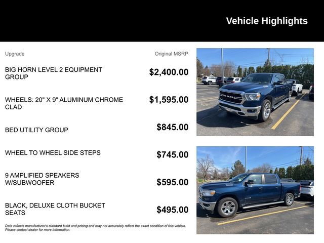 Used 2019 RAM 1500 Big Horn image 5