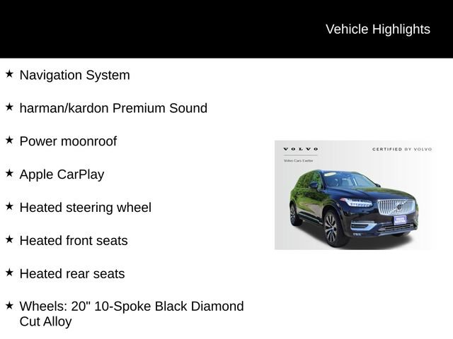 Certified 2024 Volvo XC90 B6 Plus w/ Protection Package AWD/4WD image 5