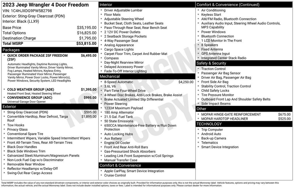 Certified 2023 Jeep Wrangler Freedom Edition image 44