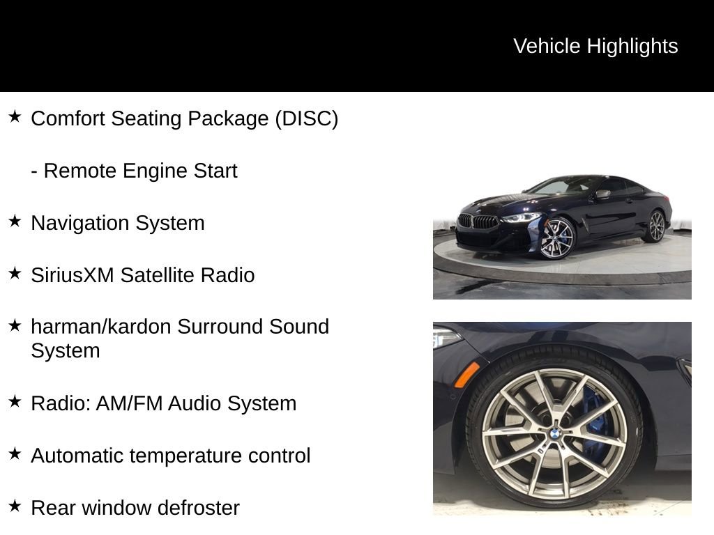 Used 2019 BMW M850i xDrive Coupe w/ Comfort Seating Package image 7