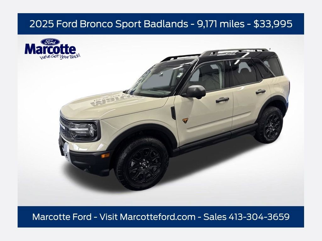 Certified 2025 Ford Bronco Sport Badlands AWD/4WD image 1