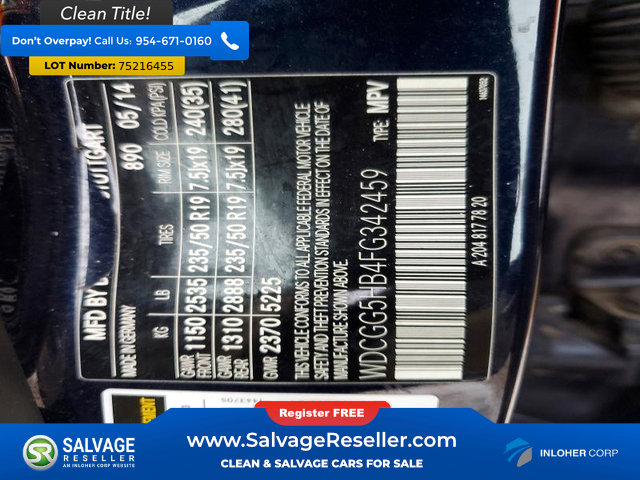 Used 2015 Mercedes-Benz GLK 350 2WD image 16