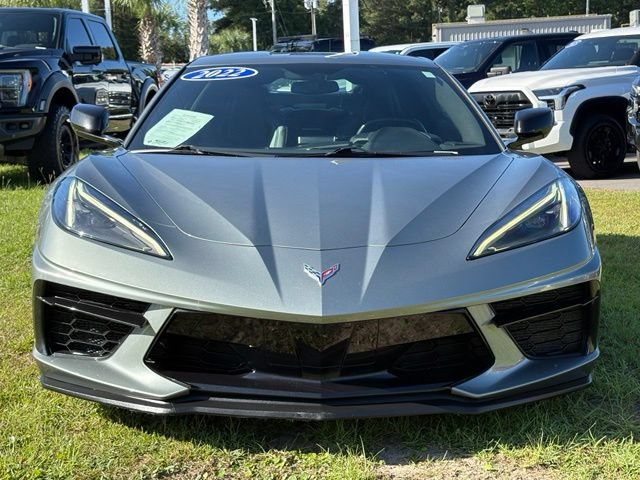 Used 2022 Chevrolet Corvette Stingray Coupe w/ Chrome Exterior Badge Package RWD image 8