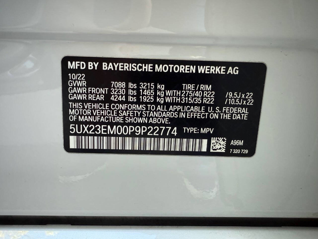 Used 2023 BMW X7 xDrive40i w/ Executive Package image 55