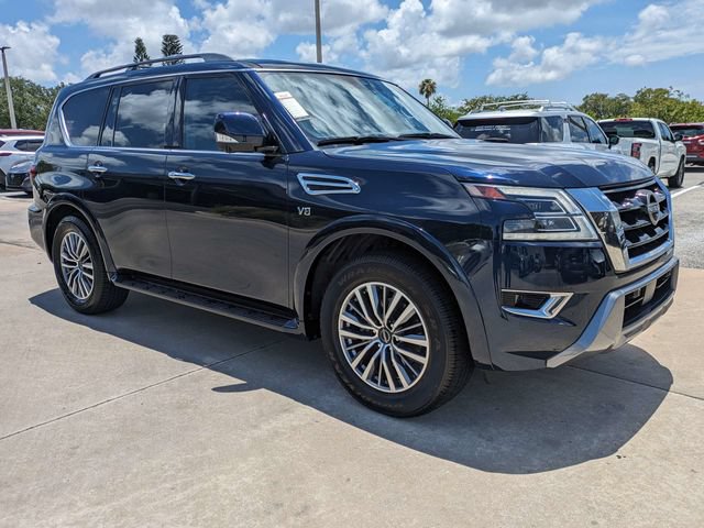 Used 2021 Nissan Armada SL w/ Captain's Chairs Package RWD image 2