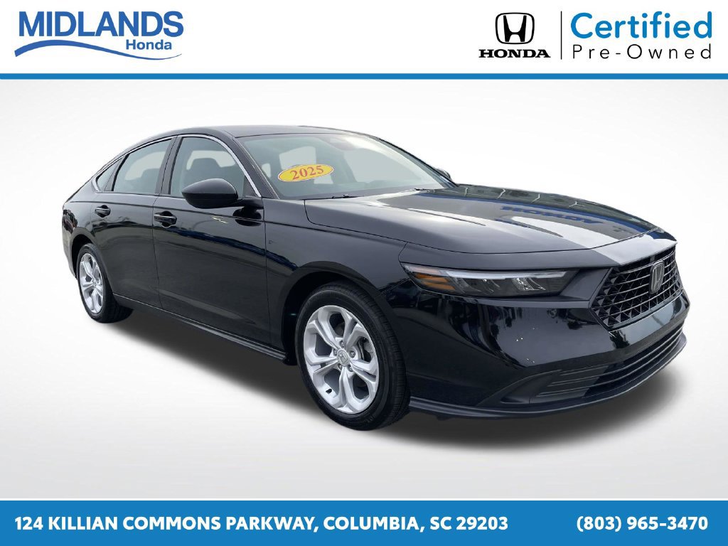 Certified 2025 Honda Accord LX