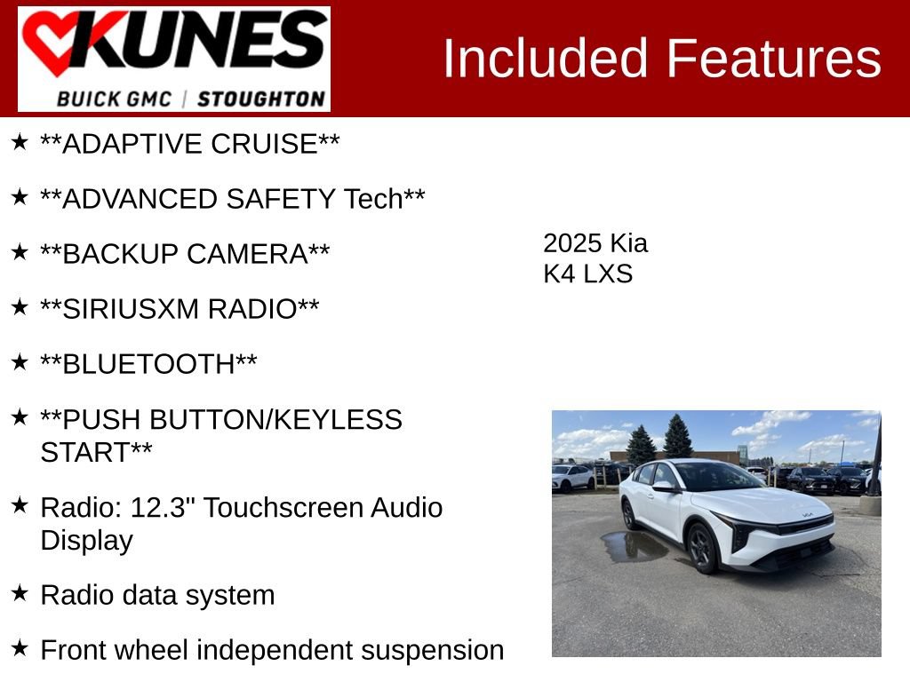Used 2025 Kia K4 FWD image 2