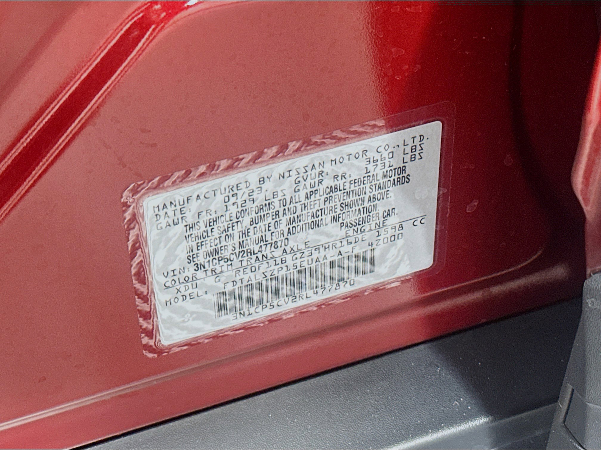 Used 2024 Nissan Kicks SV FWD image 12