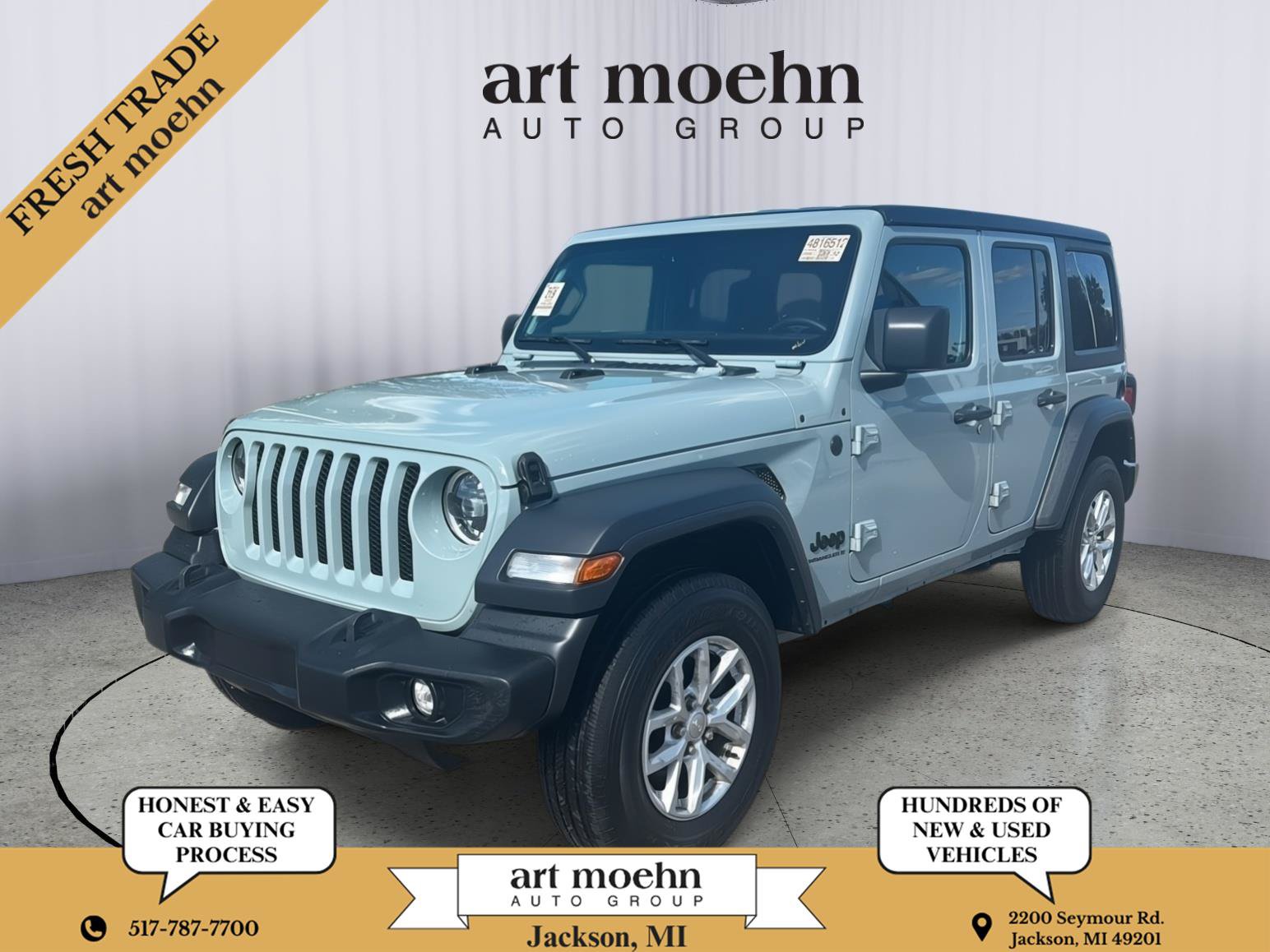 Used 2023 Jeep Wrangler Unlimited Sport AWD/4WD video 1