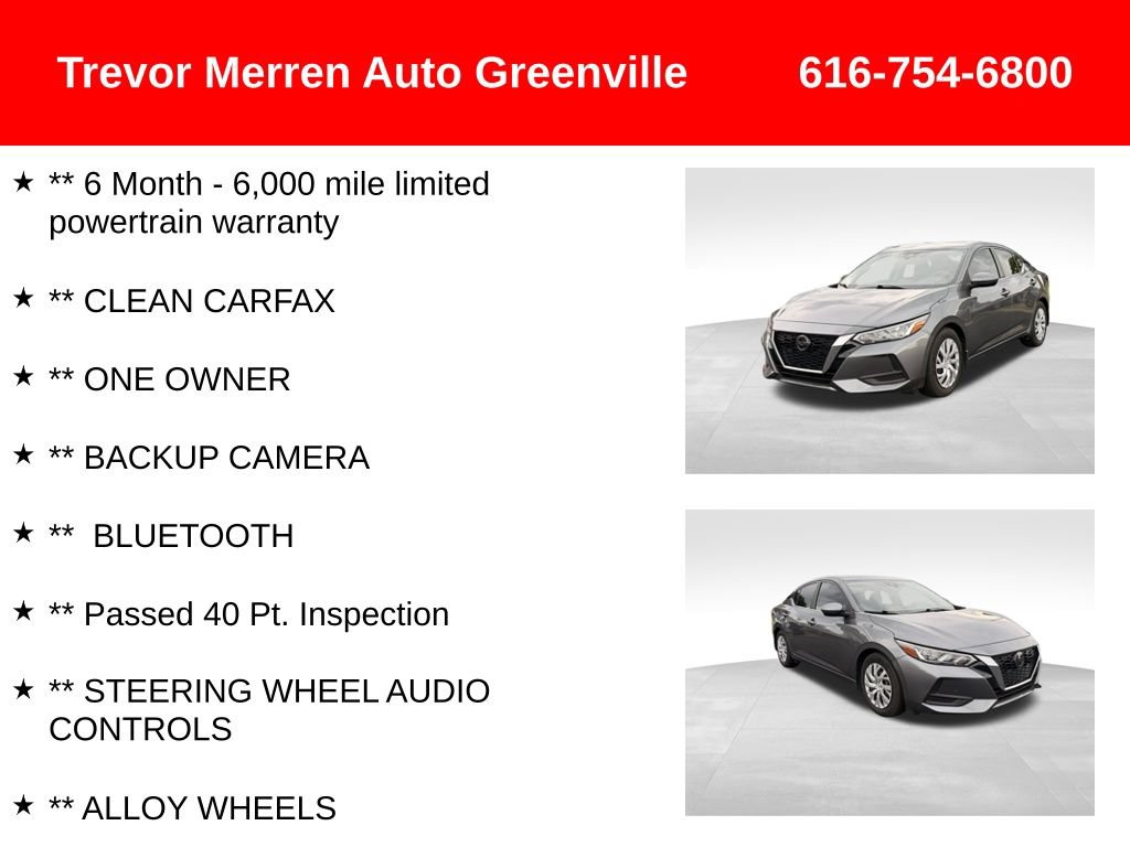 Used 2021 Nissan Sentra S w/ Trunk Package FWD image 8