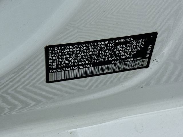 Used 2021 Volkswagen Passat 2.0T S image 30