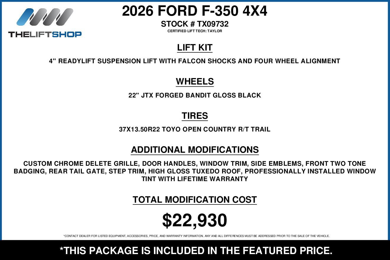 Used 2026 Ford F350 Platinum w/ Platinum Plus Package AWD/4WD image 2