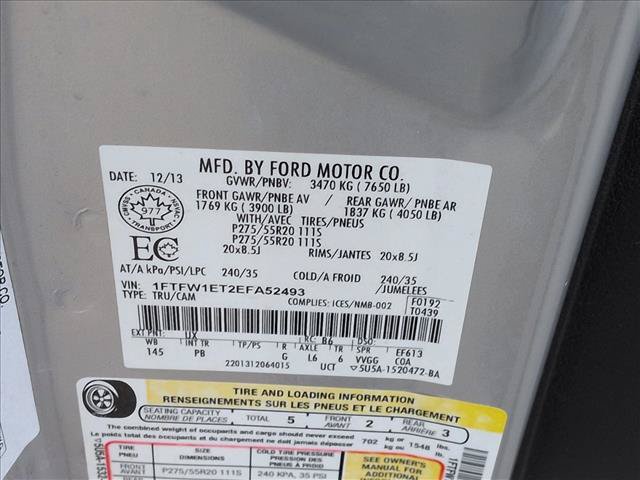 Used 2014 Ford F150 Platinum w/ Max Trailer Tow Package AWD/4WD image 22