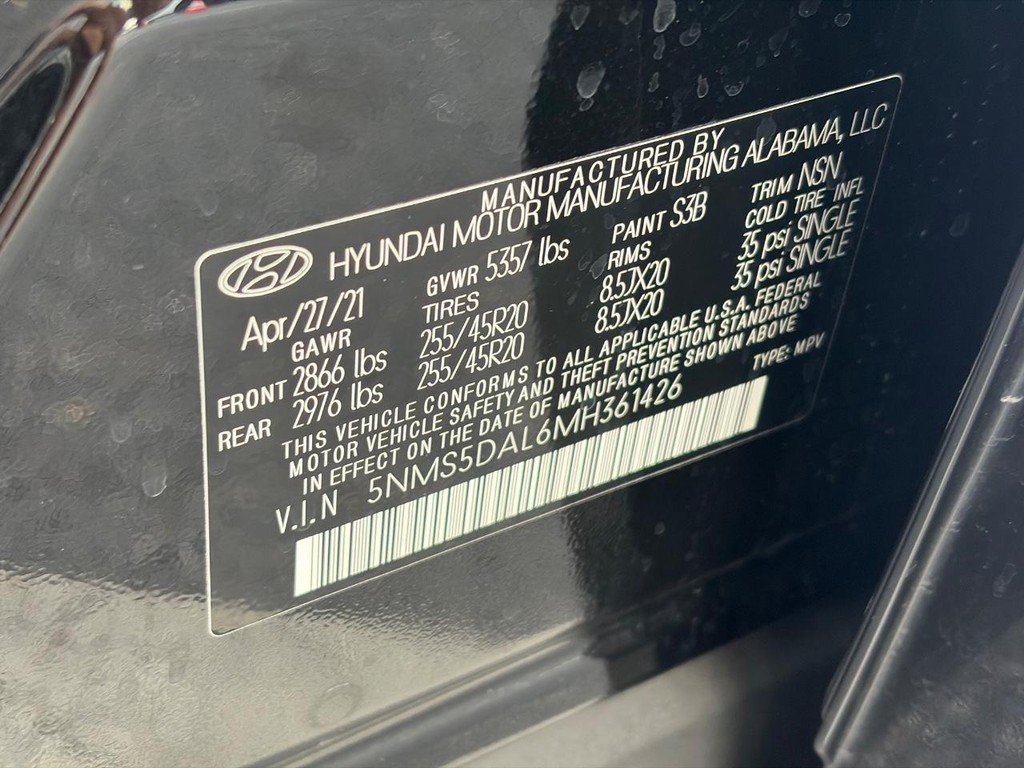 Used 2021 Hyundai Santa Fe Calligraphy AWD/4WD image 24