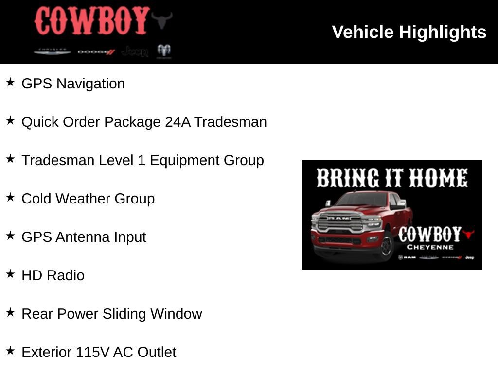 New 2026 RAM 2500 Tradesman AWD/4WD image 4