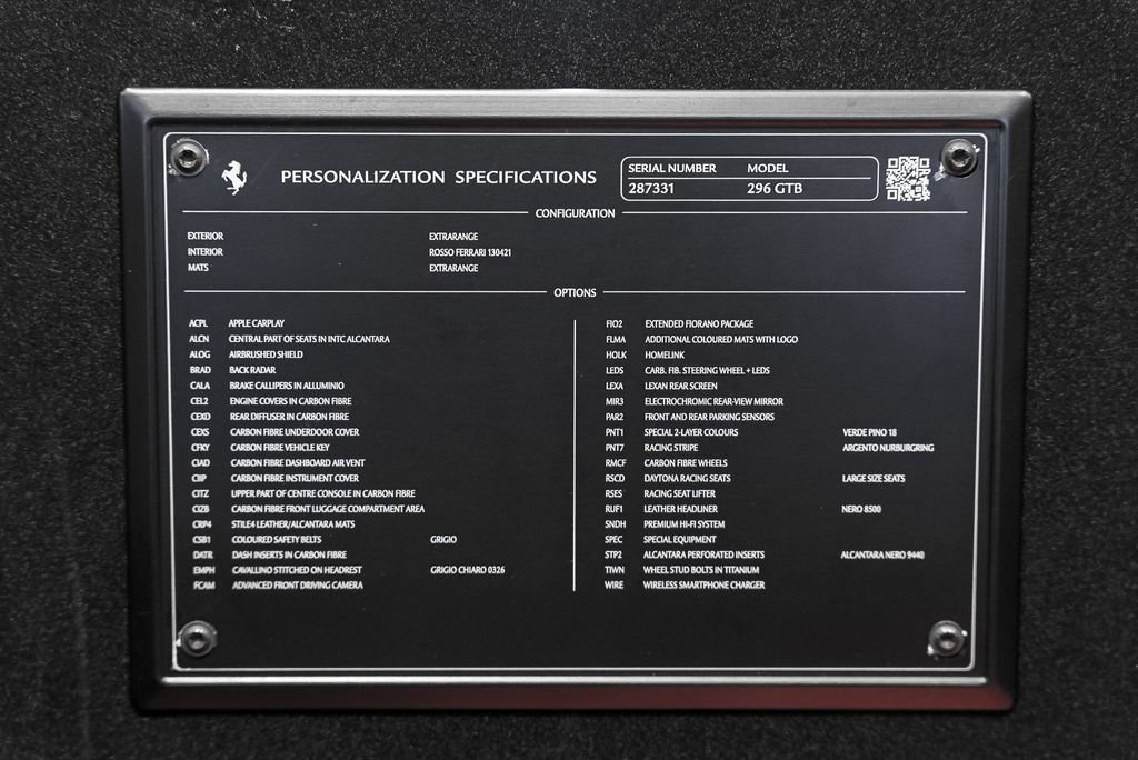 Certified 2022 Ferrari 296 GTB RWD image 19