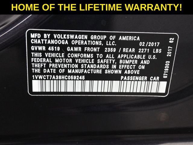 Used 2017 Volkswagen Passat 1.8T SEL Premium image 53