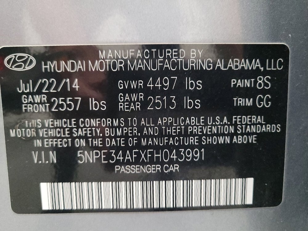 Used 2015 Hyundai Sonata Sport w/ Option Group 03 FWD image 33