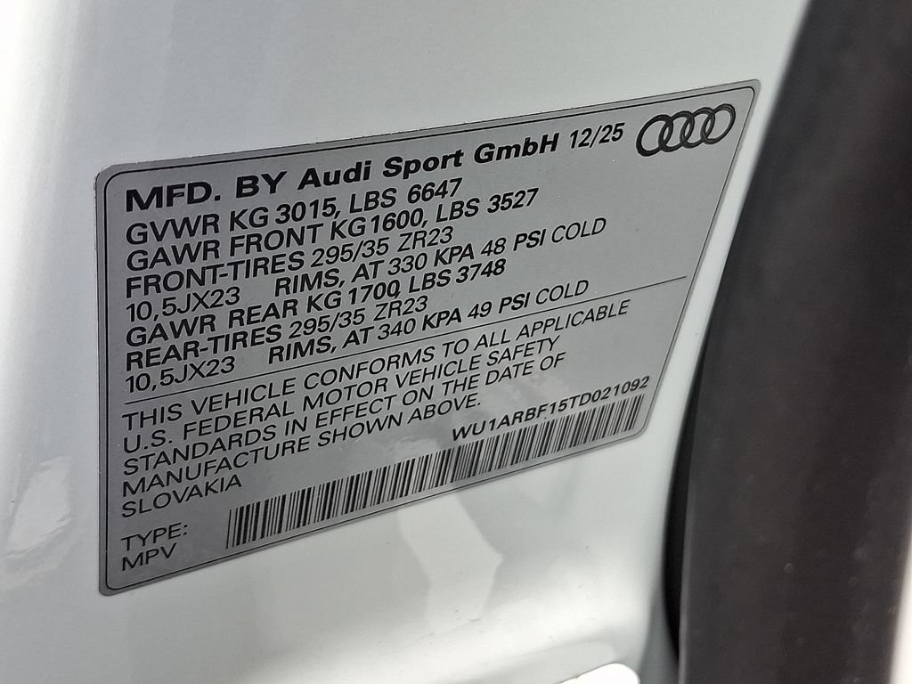 Certified 2026 Audi RS Q8 performance AWD/4WD image 29