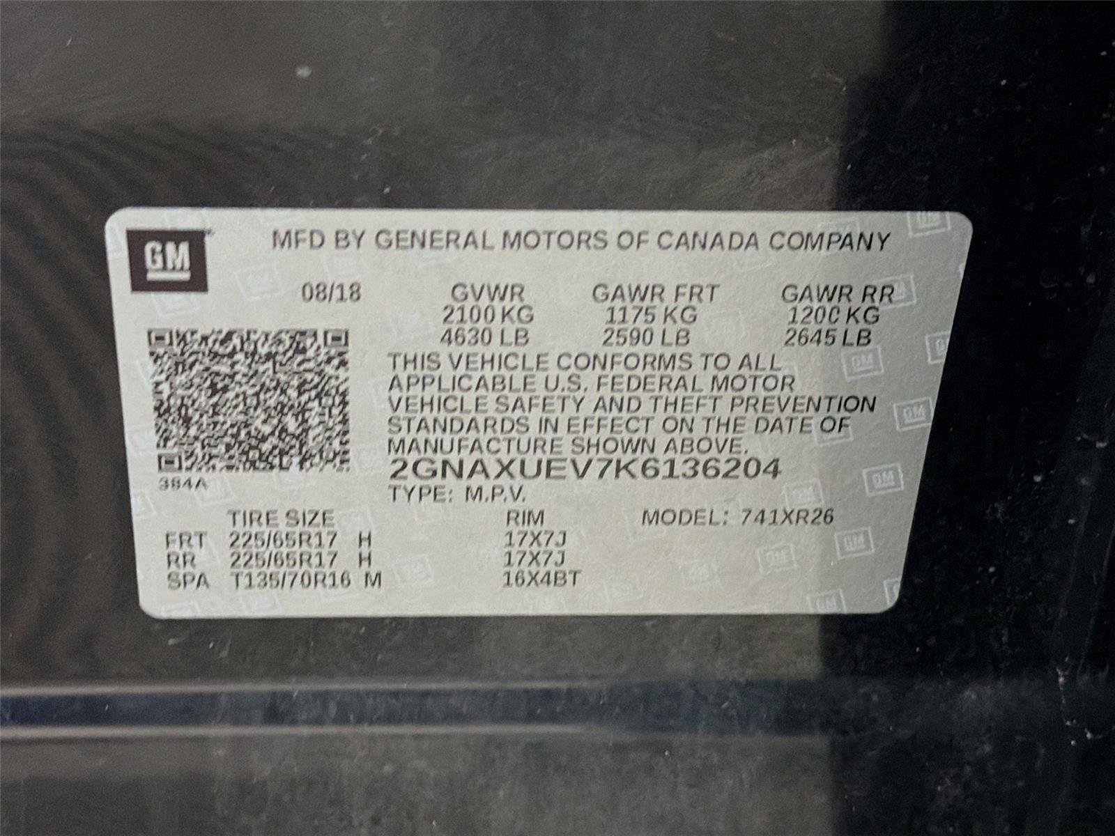 Used 2019 Chevrolet Equinox LT AWD/4WD image 32