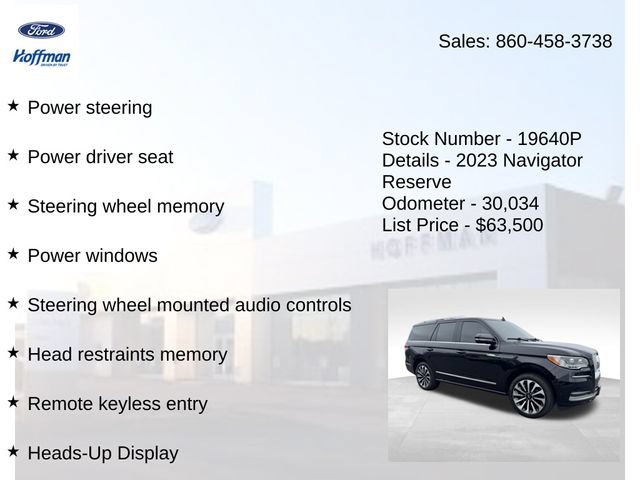 Certified 2023 Lincoln Navigator Reserve AWD/4WD image 20