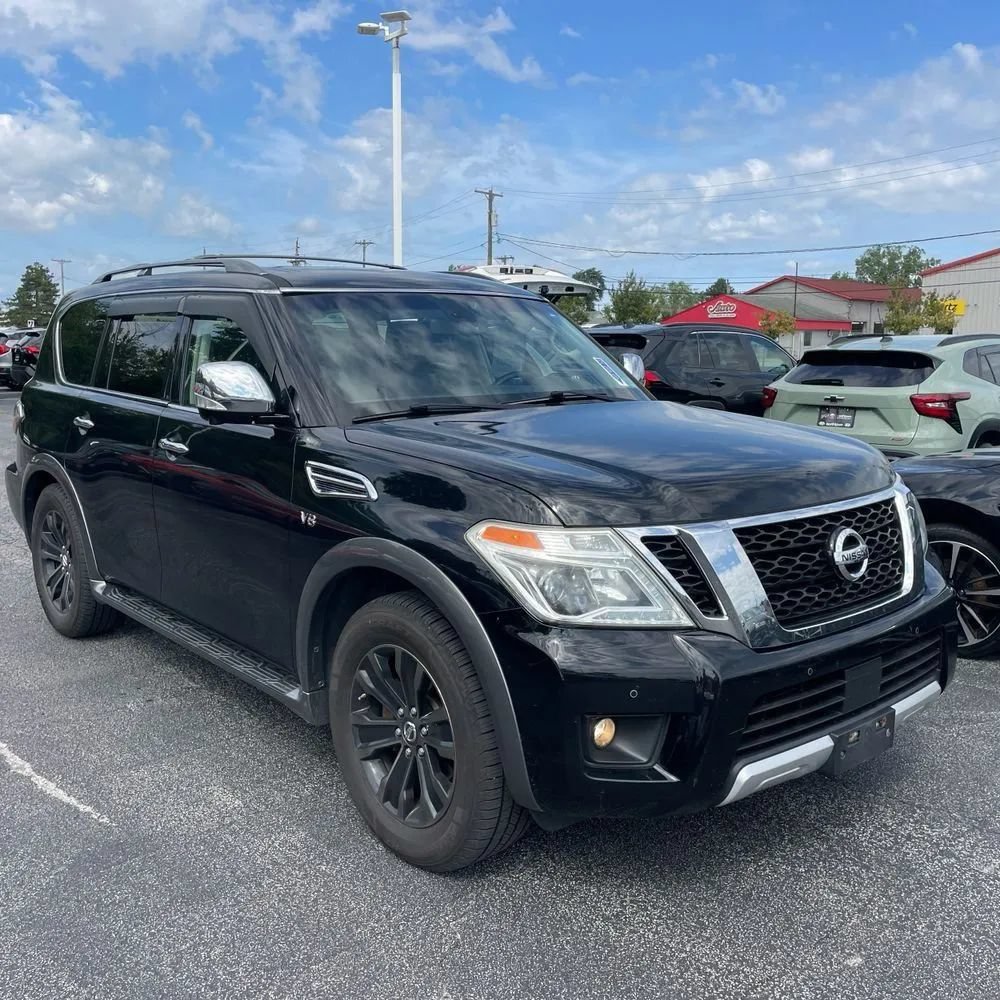 Used 2017 Nissan Armada Platinum w/ Captain Seat Package AWD/4WD image 14
