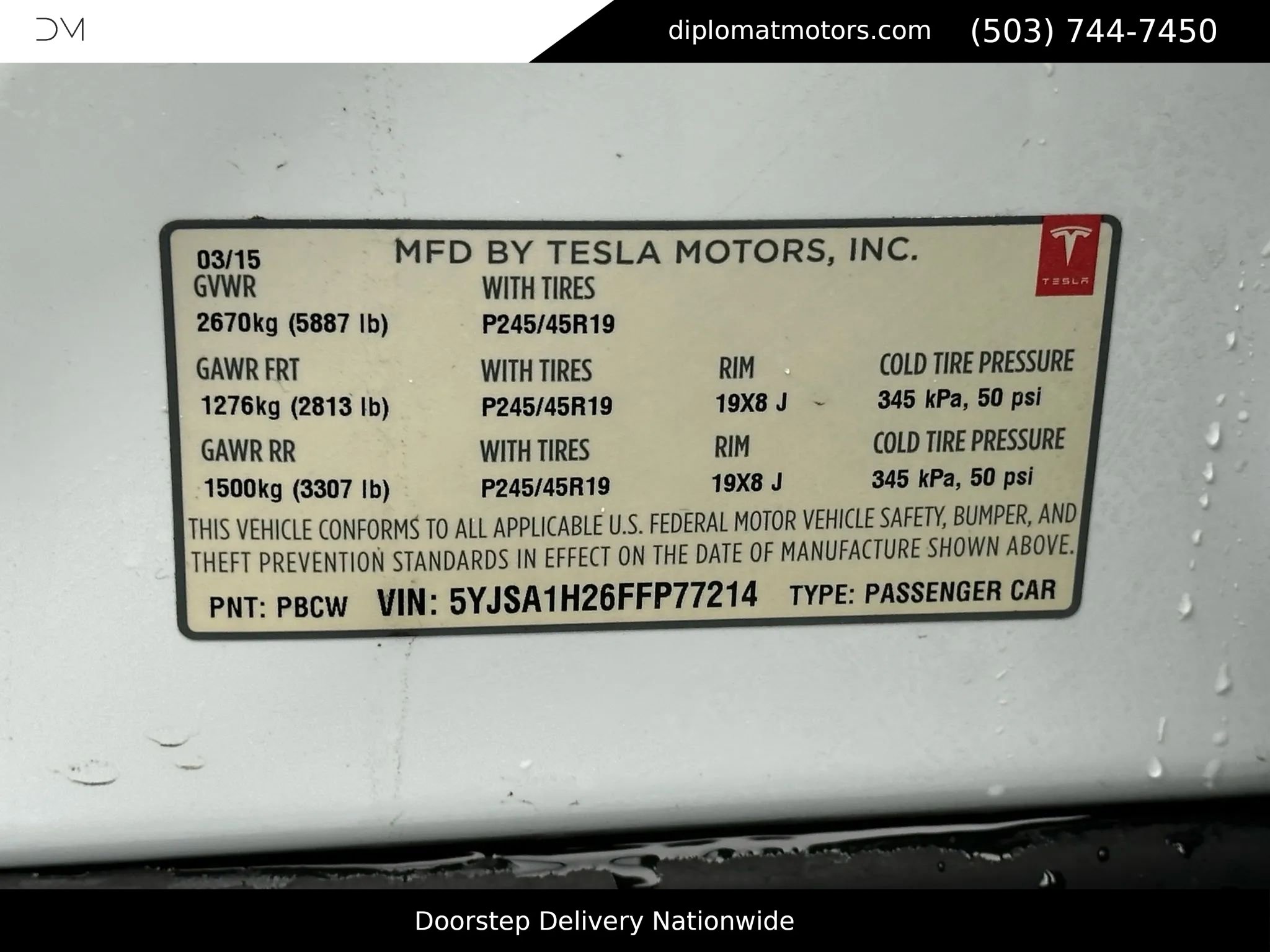 Used 2015 Tesla Model S P85D image 45