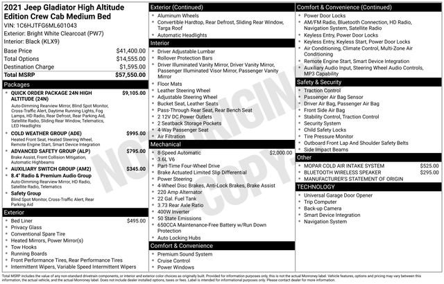 Used 2021 Jeep Gladiator Overland image 15