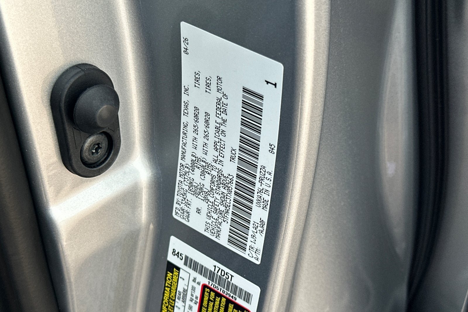 New 2026 Toyota Tundra Platinum AWD/4WD image 33
