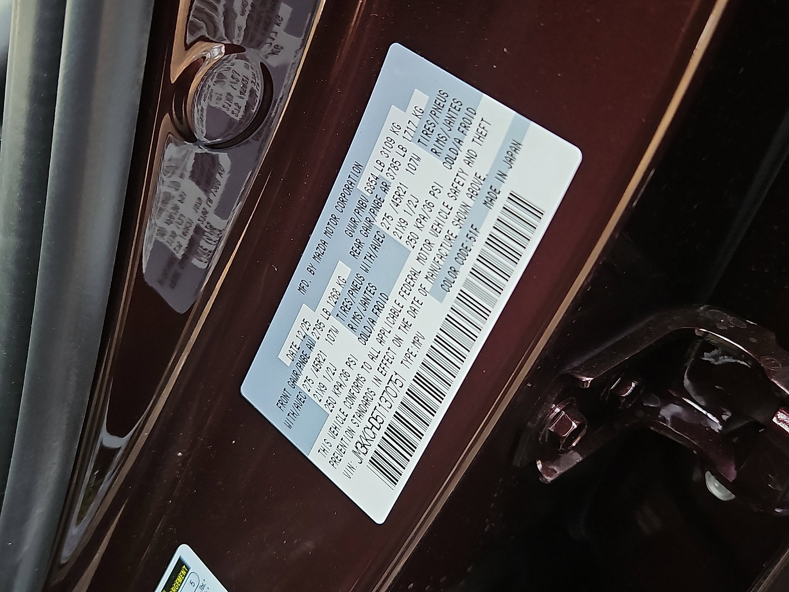 New 2026 MAZDA CX-90 3.3 Turbo w/ Premium Sport Pkg image 20