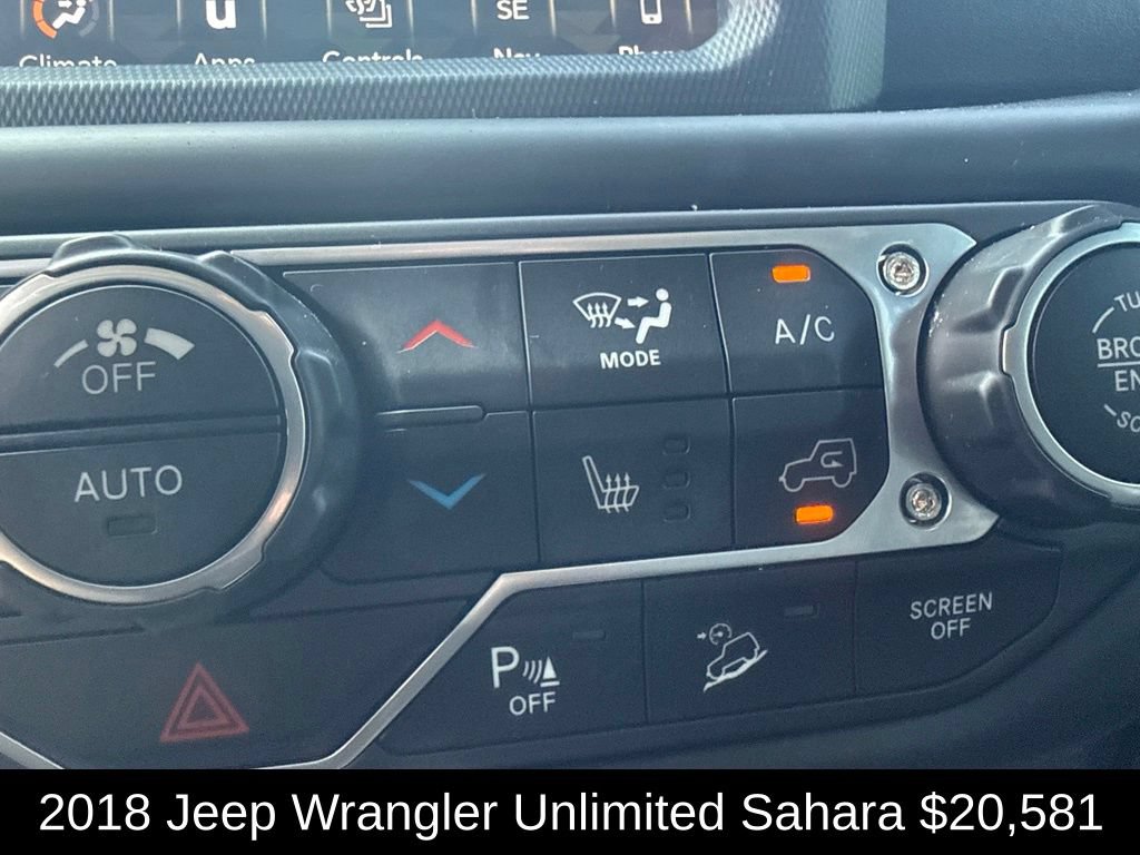 Used 2018 Jeep Wrangler Unlimited Sahara AWD/4WD image 27