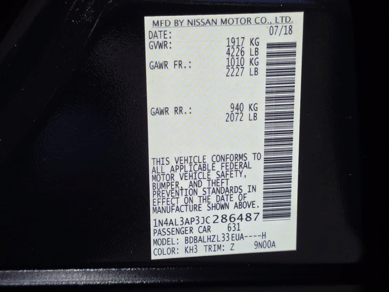 Used 2018 Nissan Altima 2.5 SR FWD image 31