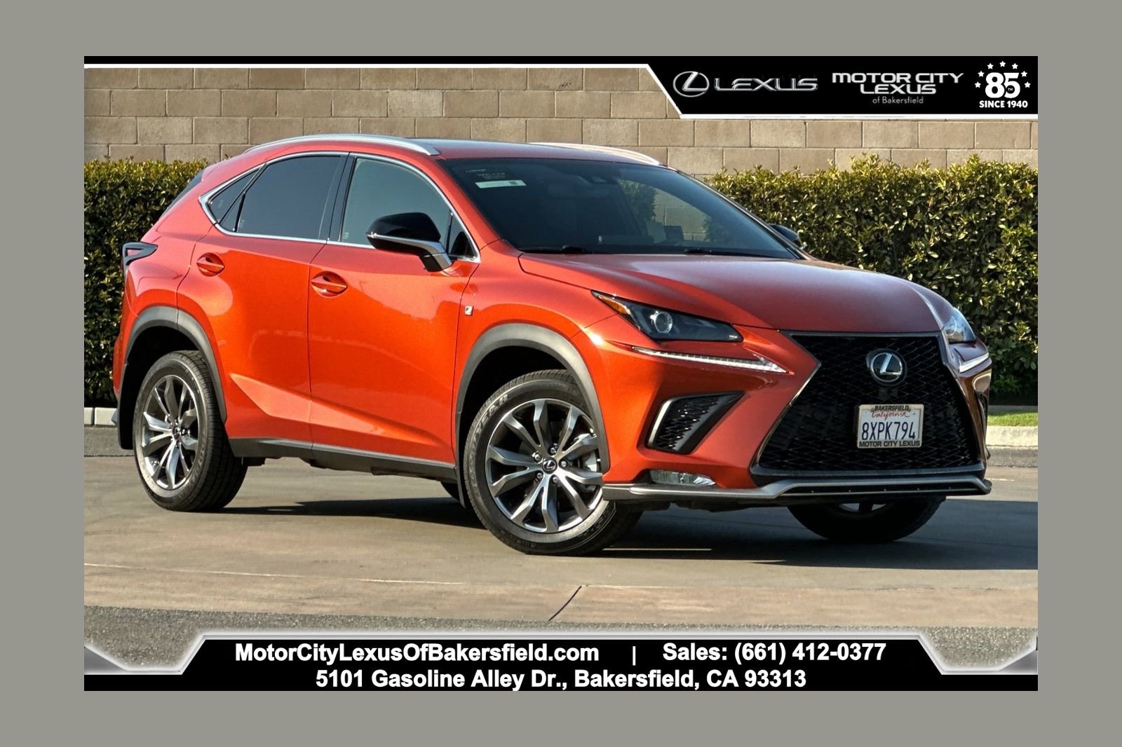 Certified 2021 Lexus NX 300 F Sport w/ F Sport Premium Package