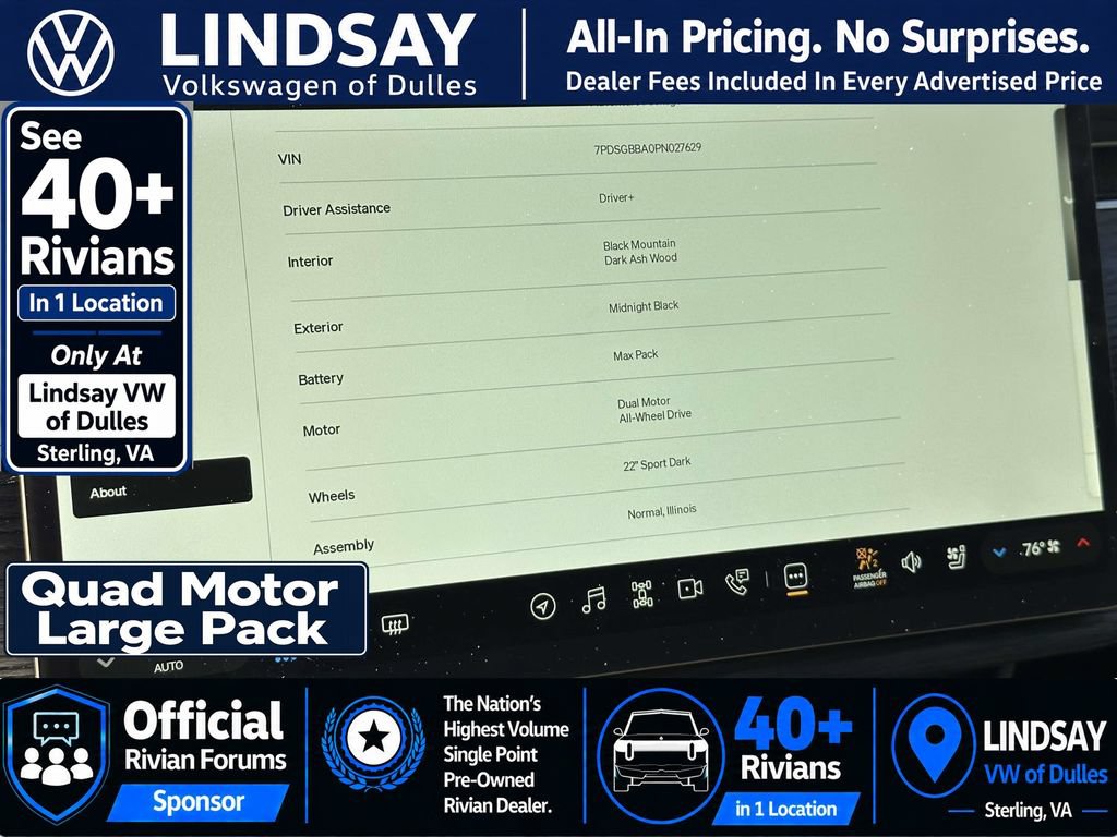 Used 2023 Rivian R1S Adventure AWD/4WD image 27