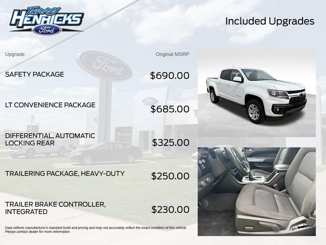Used 2021 Chevrolet Colorado LT w/ Safety Package AWD/4WD image 8