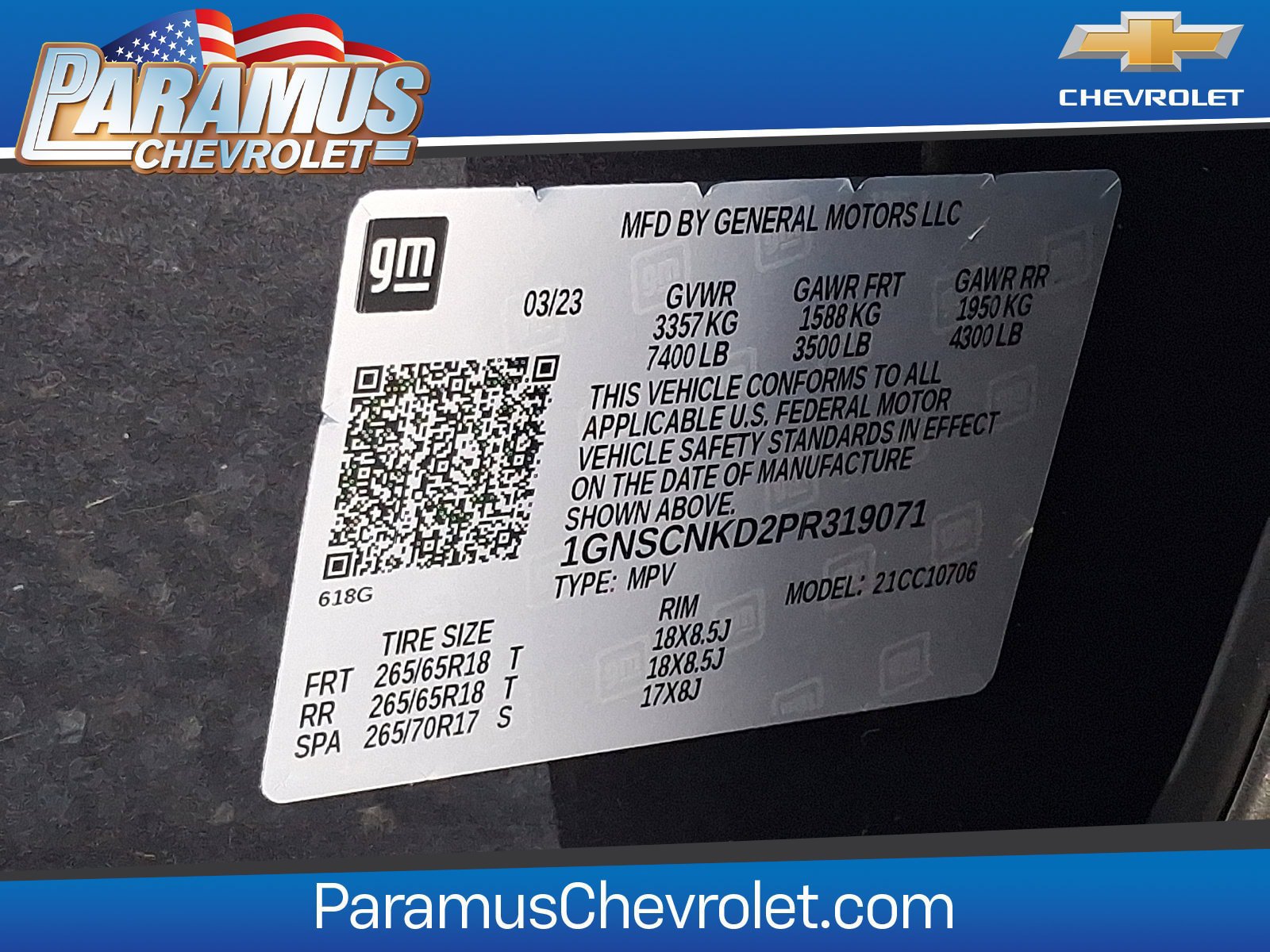 Used 2023 Chevrolet Tahoe LT RWD image 28