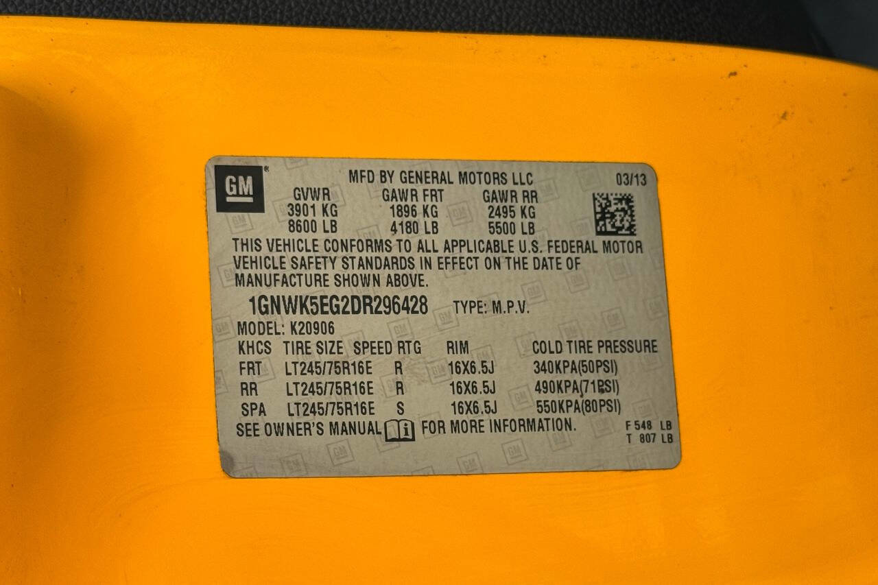 Used 2013 Chevrolet Suburban 2500 w/ Snow Plow Prep Package image 18