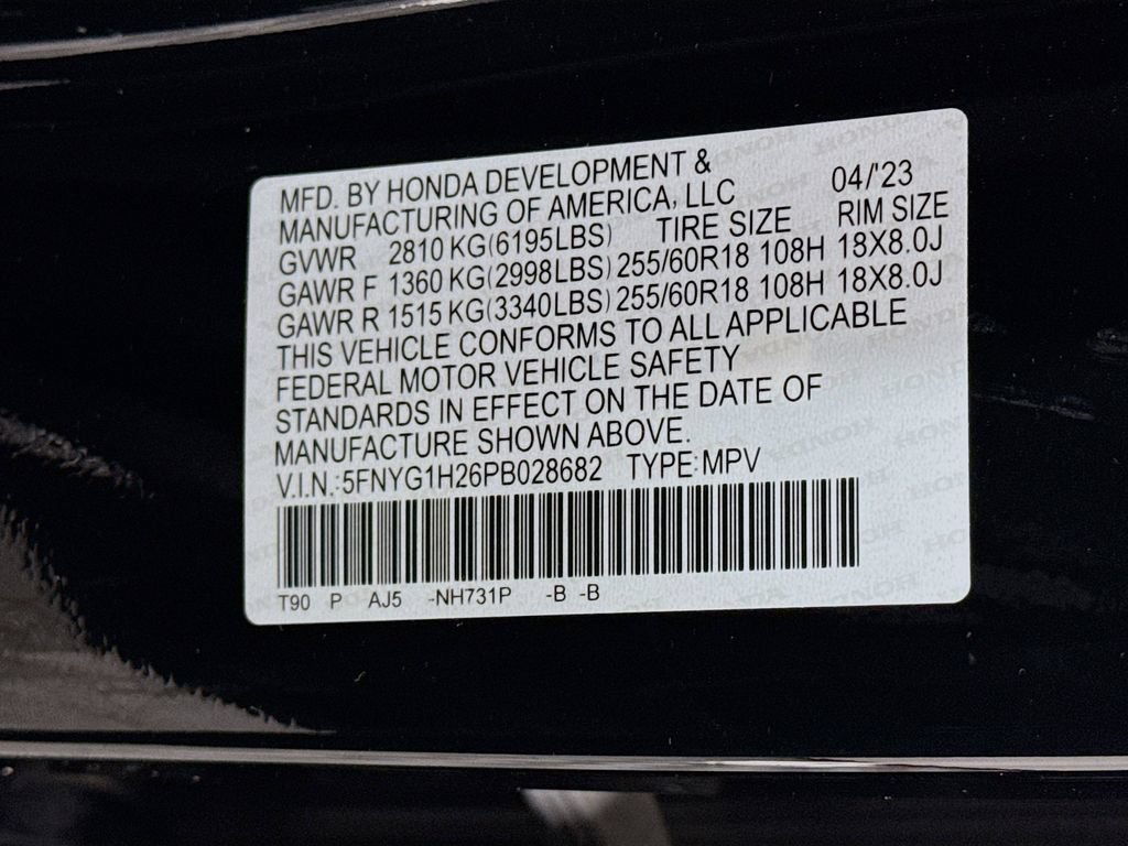 Certified 2023 Honda Pilot LX image 29