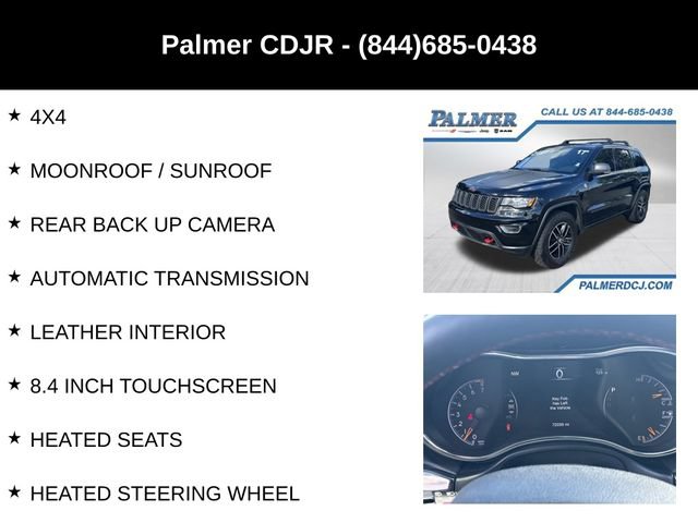 Used 2017 Jeep Grand Cherokee Trailhawk AWD/4WD image 6