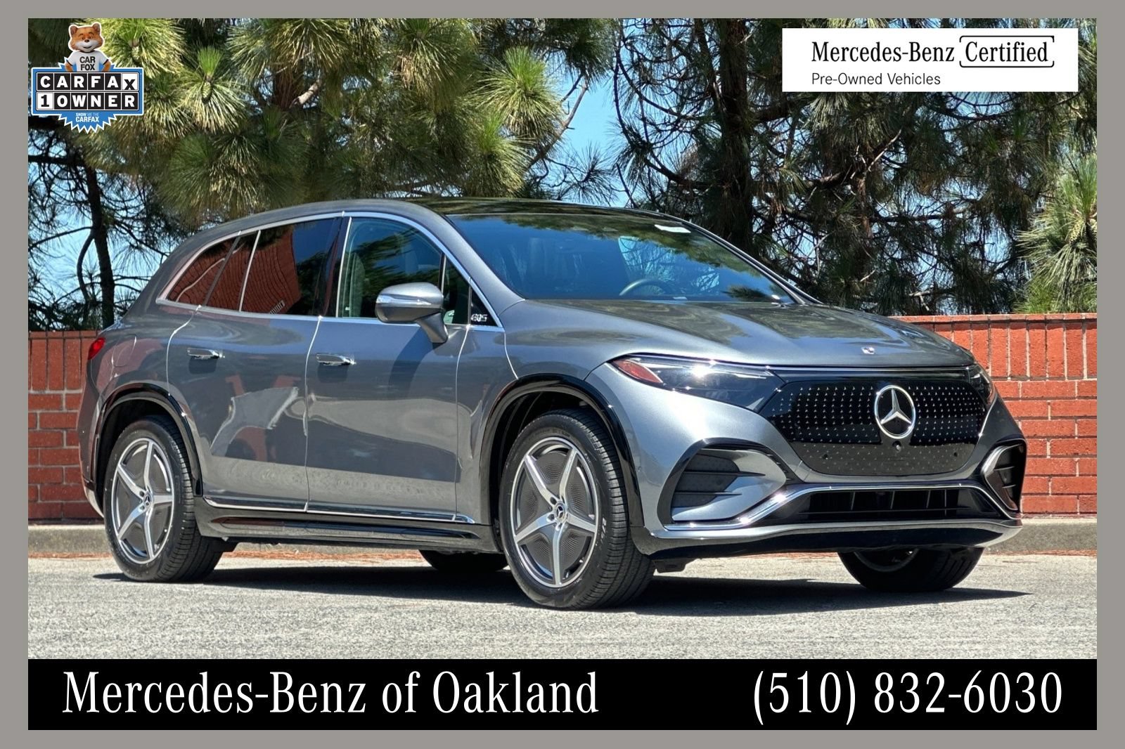 Certified 2023 Mercedes-Benz EQS 450+ 4MATIC SUV image 1
