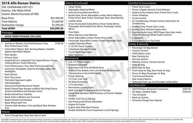 Used 2018 Alfa Romeo Stelvio AWD image 35