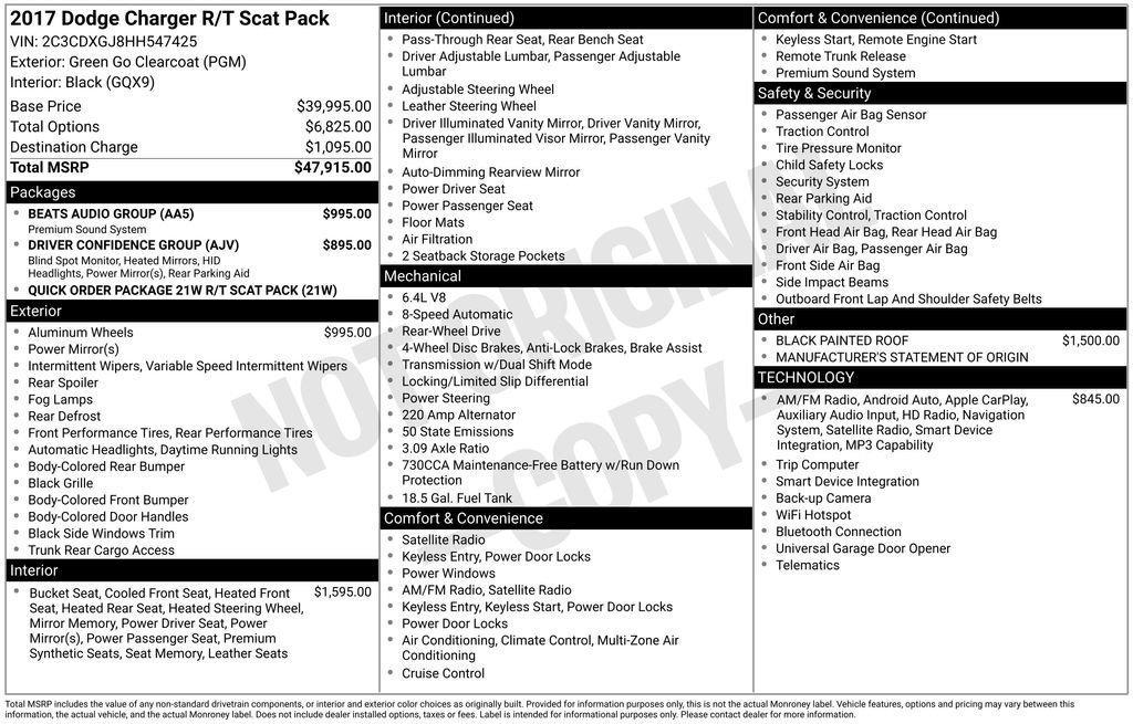 Used 2017 Dodge Charger R/T Scat Pack w/ Beats Audio Group image 40