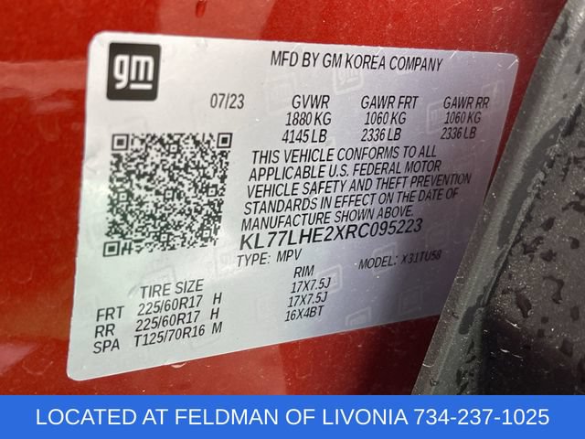 Certified 2024 Chevrolet Trax LT w/ Driver Confidence Package FWD image 32