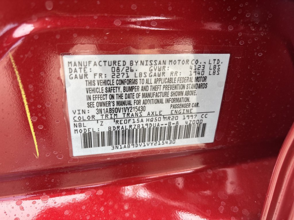 New 2027 Nissan Sentra SR w/ Floor Mat Package FWD image 27