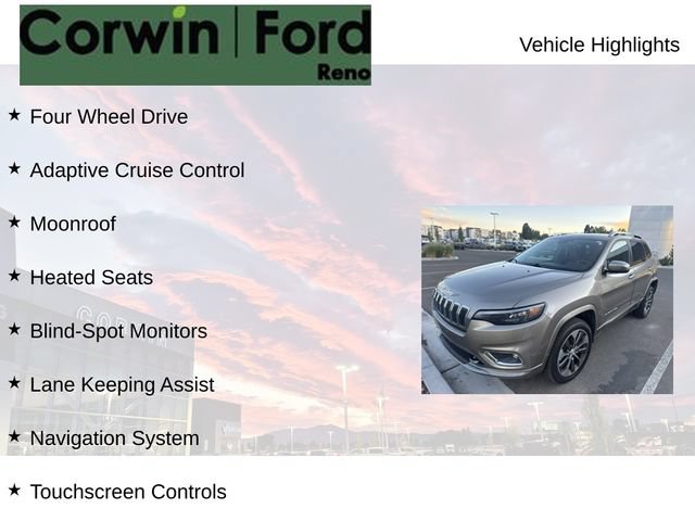 Used 2019 Jeep Cherokee Overland w/ Technology Group AWD/4WD image 8
