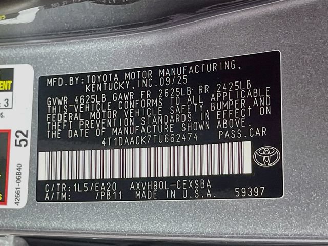 Used 2026 Toyota Camry SE FWD image 32