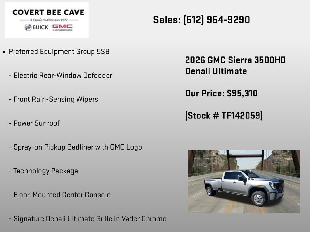 New 2026 GMC Sierra 3500 Denali Ultimate image 12