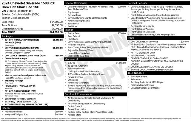 Used 2024 Chevrolet Silverado 1500 RST image 37