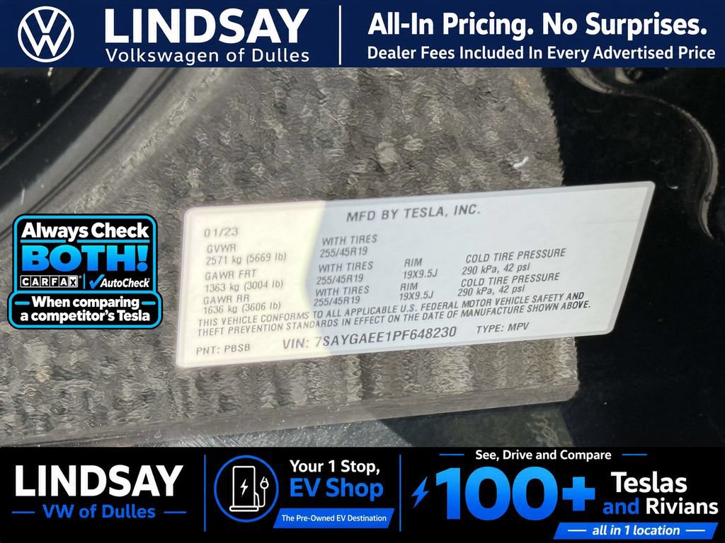 Used 2023 Tesla Model Y Long Range AWD/4WD image 30